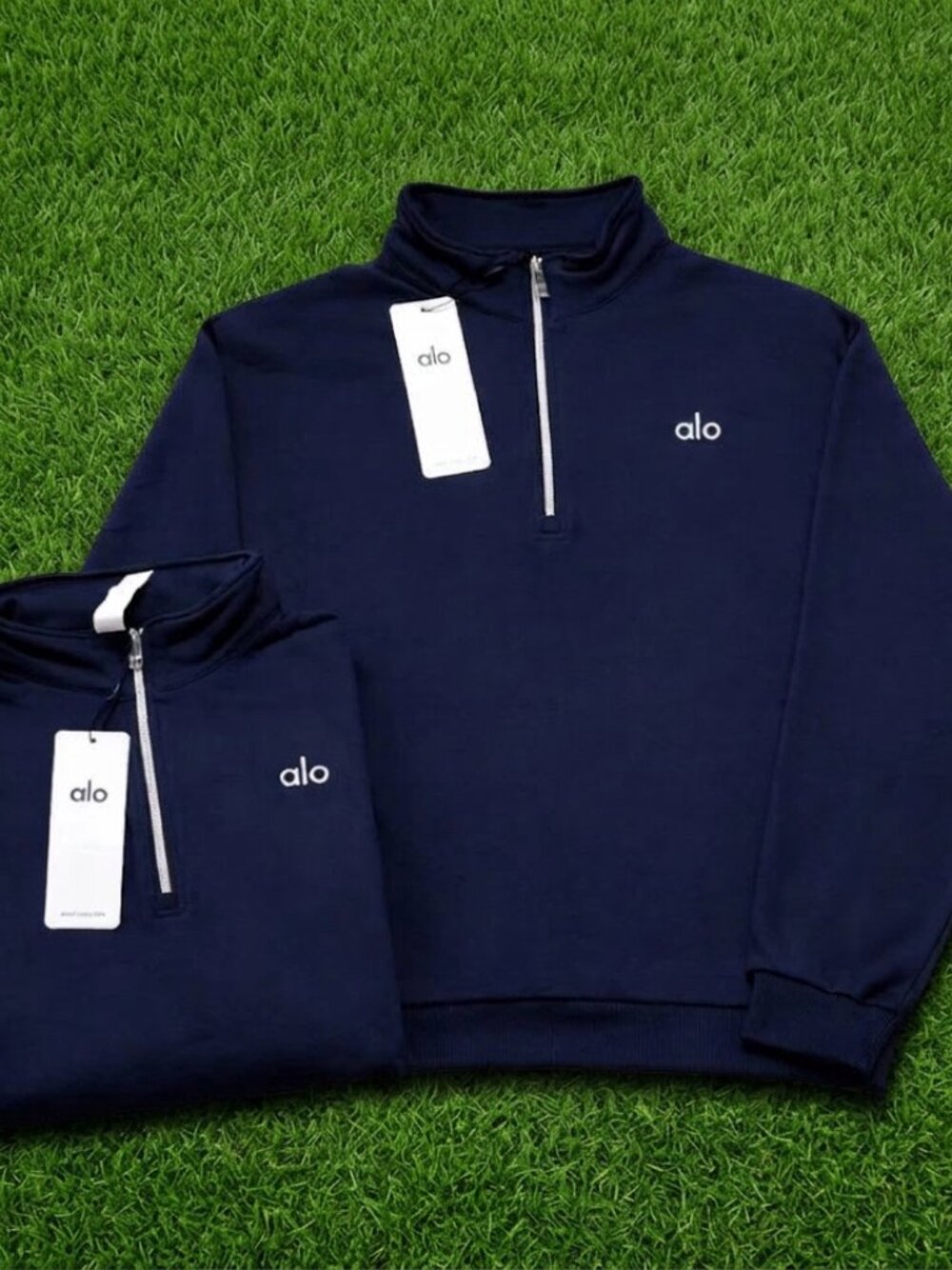 Alo Yoga Accolade 1/4 Zip Pullover - Navy - All Sizes
